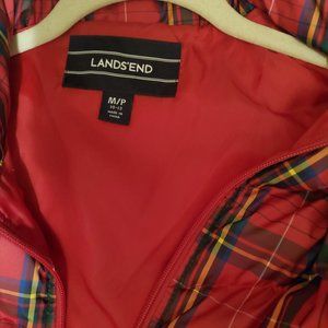 Land's End Medium/petite plaid vest